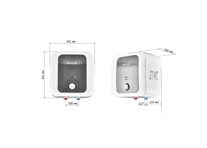 Водонагреватель Mixxus EWH-0510 Small Over 10 л над мойкой 1,5 кВт 