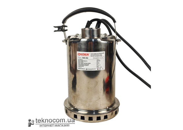 Дренажний насос Koer KDN-550 нерж.сталь