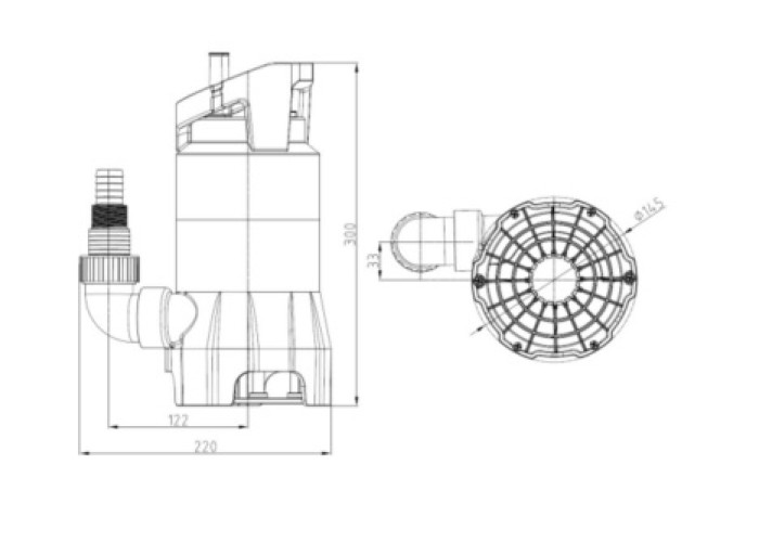 Дренажный насос для мутной воды Taifu GS-400