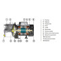 Насос Koer JS-1100 поверхневий самовсмоктувальний 1,1 кВт, 1"×1"