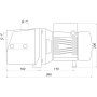Насос самовсмоктувальний Optima JET100 1,1 кВт