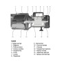 Насос TAIFU TJSW/15M-1 поверхневий самовсмоктувальний 1,1 кВт, 1"×1"