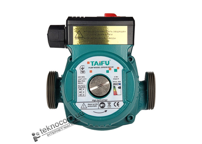 Циркуляційний насос Taifu GRS-25/40/130 з гайками