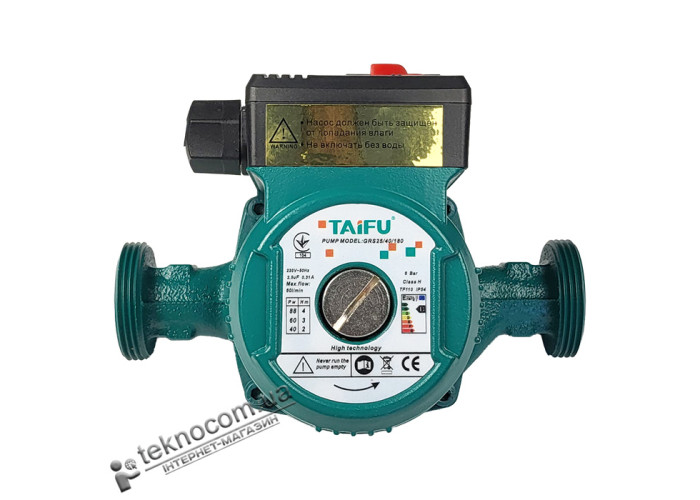 Циркуляційний насос Taifu GRS-25/40/180 з гайками