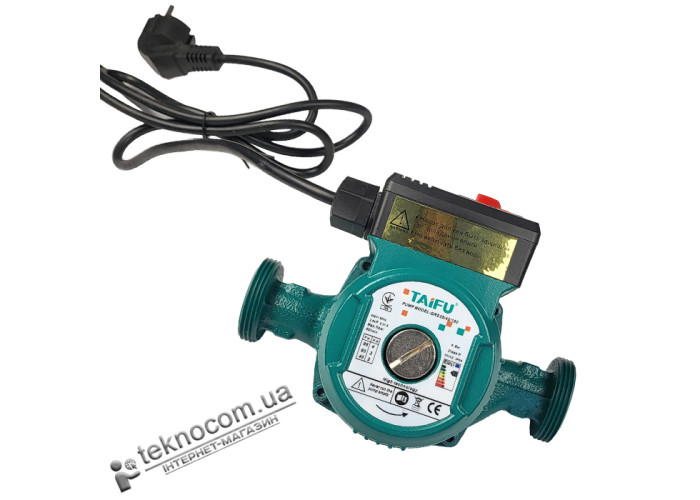 Циркуляційний насос Taifu GRS-25/40/180 з гайками