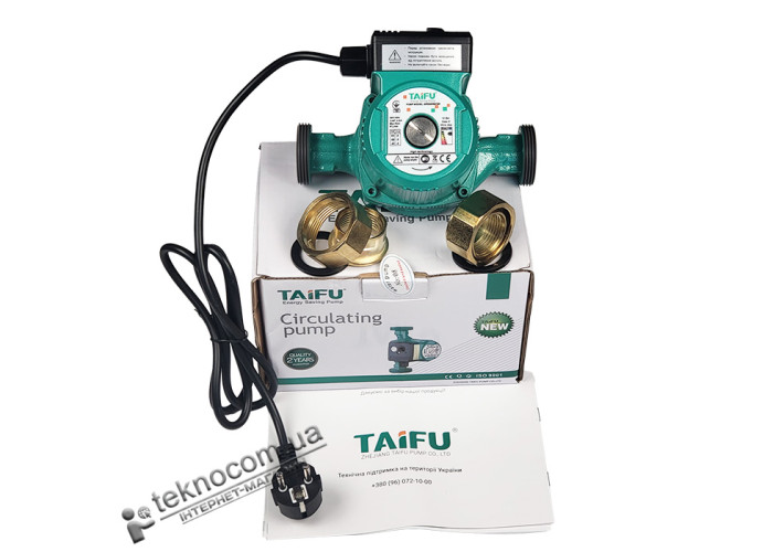 Циркуляційний насос Taifu GRS-25/60/180 з гайками