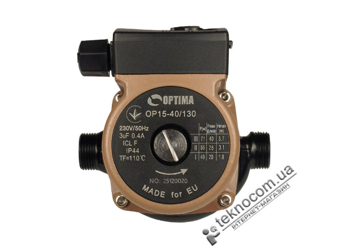 Циркуляційний насос Optima OP15-40/130 з гайками