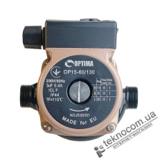 Циркуляційний насос Optima OP15-60/130 з гайками