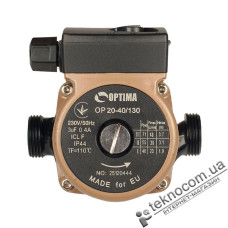 Циркуляційний насос Optima OP20-40/130 з гайками