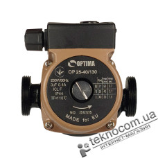 Циркуляційний насос Optima OP25-40/130 з гайками