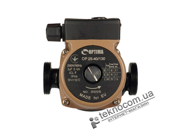Циркуляційний насос Optima OP25-40/130 з гайками