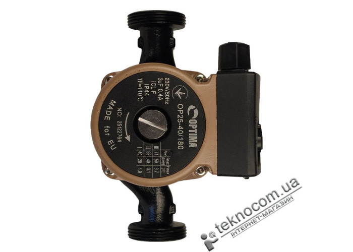 Циркуляційний насос Optima OP25-40/180 з гайками