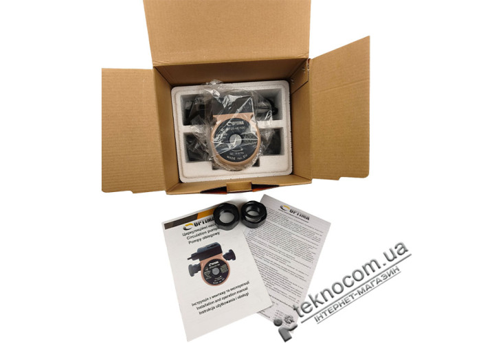 Циркуляційний насос Optima OP25-40/180 з гайками