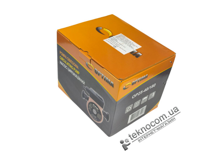 Циркуляційний насос Optima OP25-40/180 з гайками