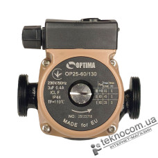 Циркуляційний насос Optima OP25-60/130 з гайками