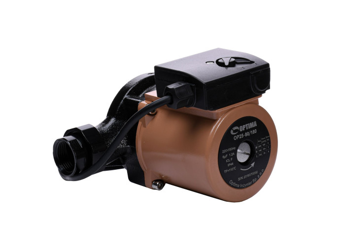 Циркуляційний насос Optima OP25-80/180 з гайками