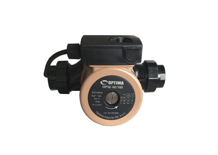 Циркуляційний насос Optima OP32-80/180 з гайками