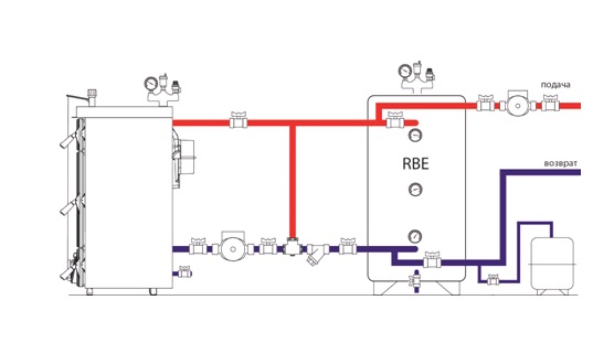 Схема підключення Roda RBE